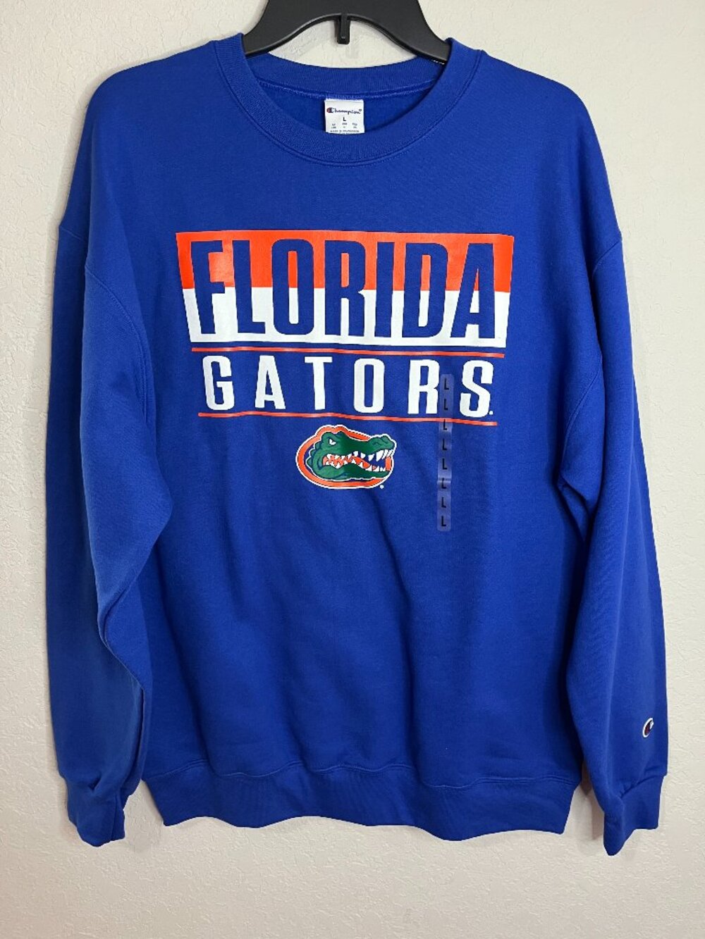 Champion Florida Gators Crewneck Sweatshirt Blue Size L NWT